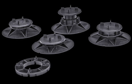 Tegeldrager verstelbaar 65-100mm (25 stuks per verpakking)