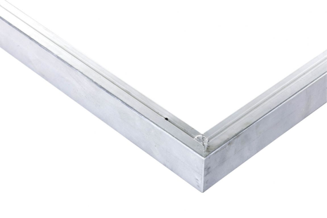Daktrim aluminium recht tbv maximale dakmaat 605x450 cm