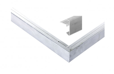 Daktrim aluminium recht tbv maximale dakmaat 1250x600 c