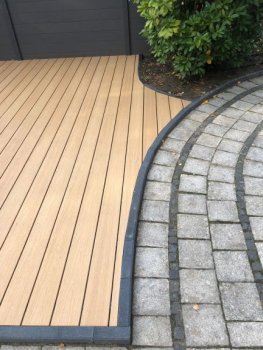 WPC terrasplank Fiberdeck Premium RHK 2,3x13,8x500 Red Cedar