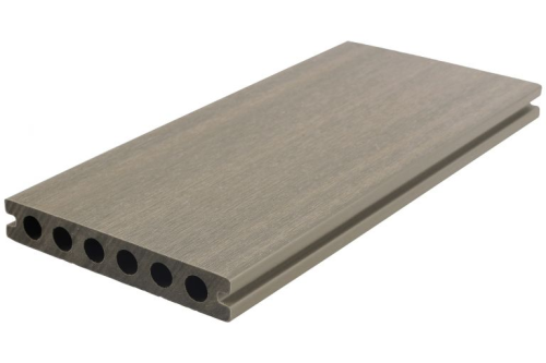 WPC terrasplank Fiberdeck Premium RHK 2,3x13,8x500 Light Grey