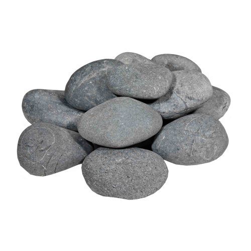 Beach Pebbles zwart 30-60 mm zak 20 kg