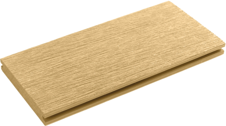 WPC terrasplank Fiberdeck massief 2,3x13,8x400 Vintage Red Cedar