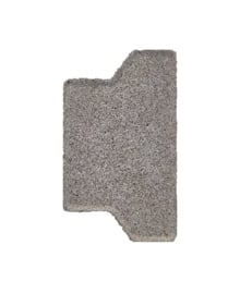 Halve (48st) H-Profielsteen 8cm KOMO MF grijs met deklaag