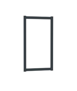 Boston alu poortframe 98x183cm RAL7016 incl insteekslot