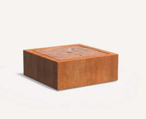 Watertafel 120x120x40 cm CorTen 3mm