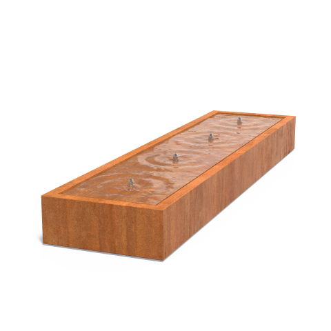Watertafel 400x100x40 cm CorTen 3mm