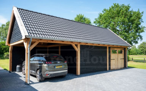 Buitenverblijf Zadeldak XXL 6550x5950x4900mm (bxdxh)
