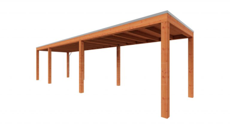 Buitenverblijf Palermo 9600x2550x2450mm (bxdxh)