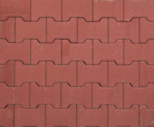 H-Profielsteen 10cm KOMO MF rood met deklaag 42st/lg