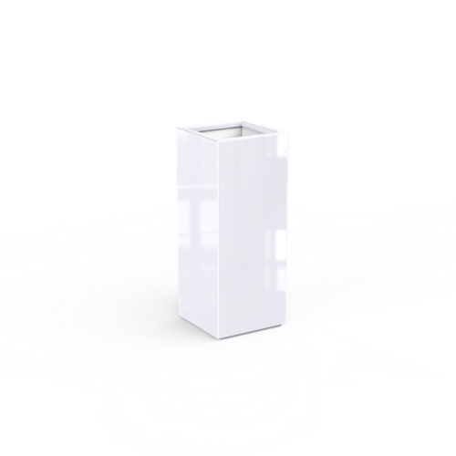 Plantenbak Carrez Glossy 40x40x100 cm Polyester RAL 9016