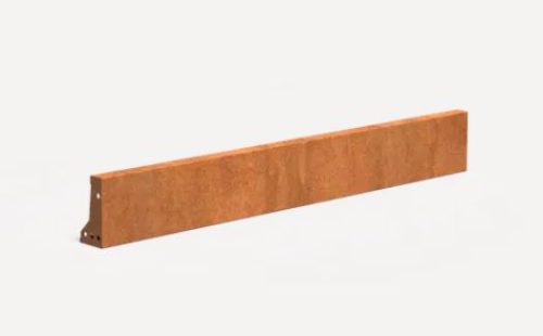 Keerwand 200 recht 150x5x20cm Corten 2mm