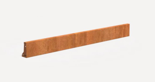 Keerwand 200 recht 200x5x20cm Corten 2mm