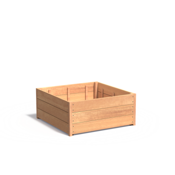 Plantenbak Carrez 100x100x38 cm Garapa 21mm