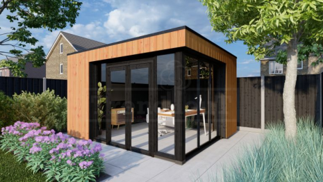 Buitenverblijf Capri 4250x4250x2550mm (bxdxh) model links alleen constructie