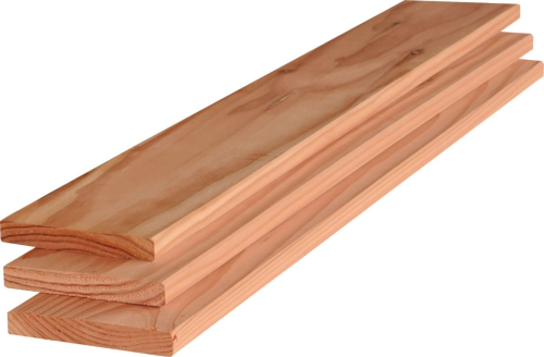 Planken douglas 2.5x24x300 cm onbehandeld, gedroogd en geschaafd