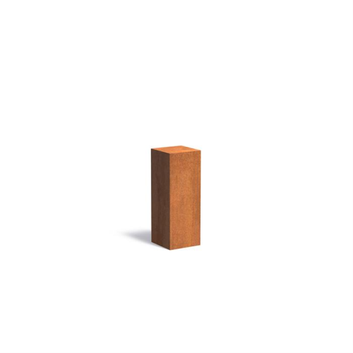 Sokkel 30x30x80 cm CorTen 2mm