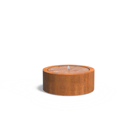 Watertafel rond Ø100x40 cm CorTen 3mm