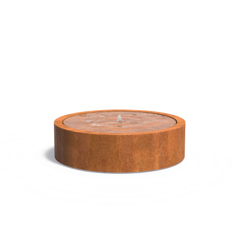 Watertafel rond Ø145x40 cm CorTen 3mm