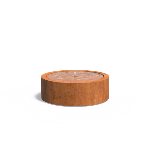 Watertafel rond Ø120x40 cm CorTen 3mm