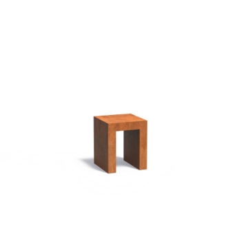 U-sokkel 50x50x60 cm CorTen 2mm