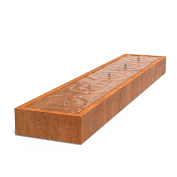 Watertafel 500x100x40 cm CorTen 3mm