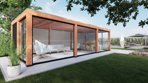 Trendhout Buitenverblijf Palermo XXL 9700x3800x2450mm (bxdxh)