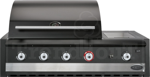 Boretti Ibrido Top gas/houtskool