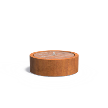 Watertafel rond Ø120x40 cm CorTen 3mm