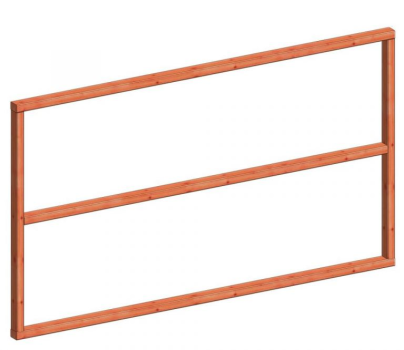 Regelpakket t.b.v. verticale wandmodule D 2230x1170mm