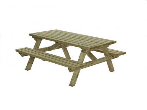 Picknicktafel 180x160cm, 45mm (gemonteerd)