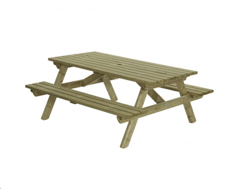 Picknicktafel 180x160cm, 35mm (gemonteerd)