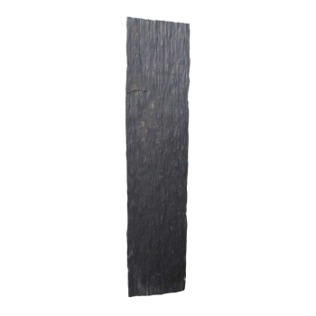Decoplaat Premium Black Pillar 100 cm , 2 gezaagde zijdes 100x50x3/7 cm