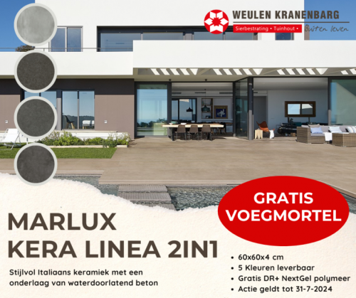 Marlux Premium kera linea 2in1 60x60x4 greige