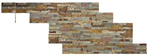 Fixwall multicolor slate 5 laags 15x60cm