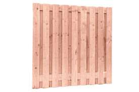 Douglas geschaafd plankenscherm 19-planks 16 mm 180x180 ACTIE