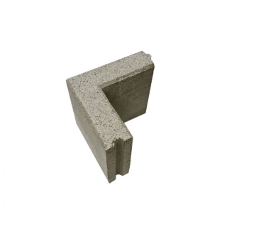Opsluitband hoekstuk 10x20x50 grijs 90 graden