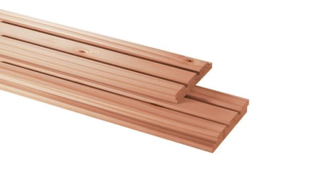 Douglas geschaafd triple profiel 2,2x14,5x300 cm onbehandeld