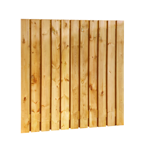 Geschaafd scherm grenen 23-planks 15 mm 180x180 geïmpregneerd