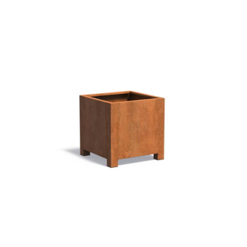 Plantenbak Carrez met poten 80x80x80 cm CorTen 2mm