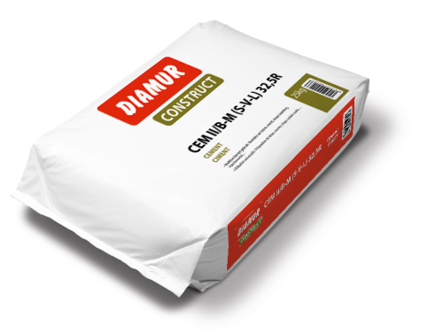 Cement zak 25 kg Diamur CEM II/B-M (S-V-L) 32,5 R