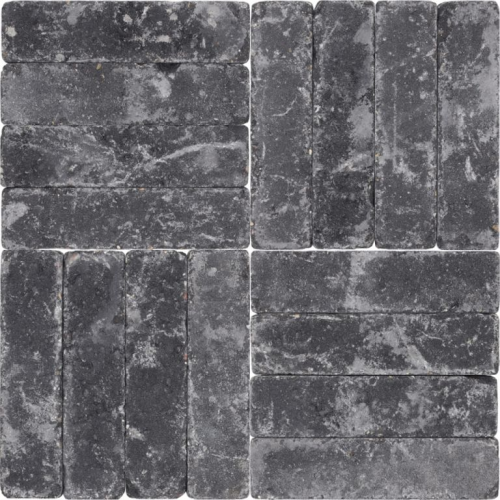 Excluton Abbeystones waalformaat 20x5x7 cm Bobbio (Nero)