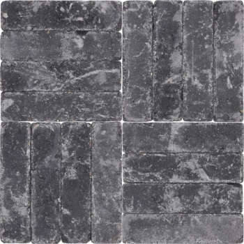 Excluton Abbeystones waalformaat 20x5x7 cm Bobbio (Nero)
