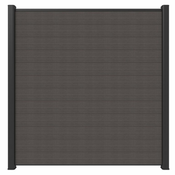 NewTechWood Co-extrusie composiet scherm, 180 x 180 cm, Silver Gray.