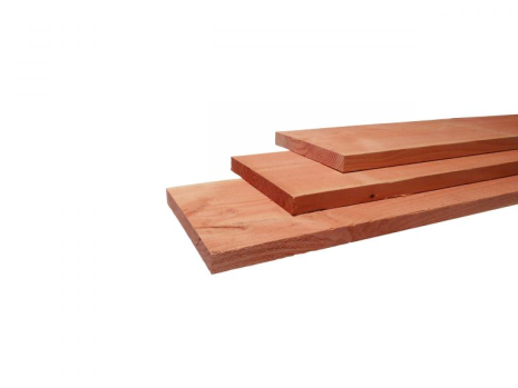 Douglas plank ongedroogd, onbehandeld, fijnbezaagd 1,6x14,0x180 cm