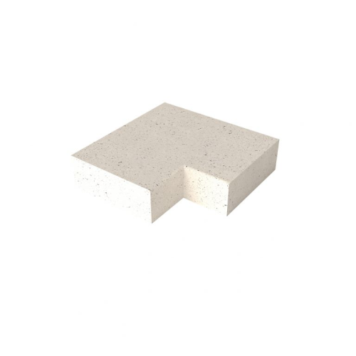 Schellevis Oud hollands traptrede hoek 37x15 90° binnen creme