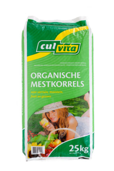 Culvita organische mestkorrels zak 25 kg