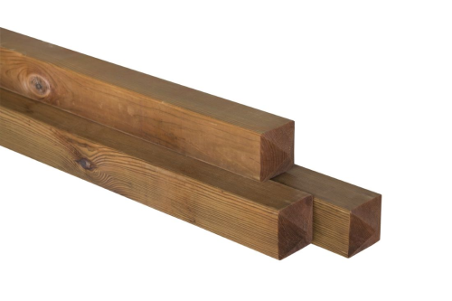 Paal geschaafd 8.8x8.8x300 cm nobifix grenen