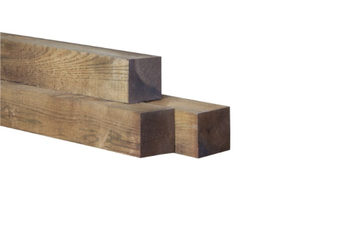 Nobifix fijnbezaagde paal haaks/haaks 10x10x220 cm