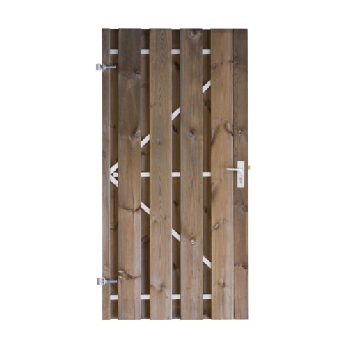 Nobifix poortdeur geschaafd 90x180 cm frame + deurbeslag